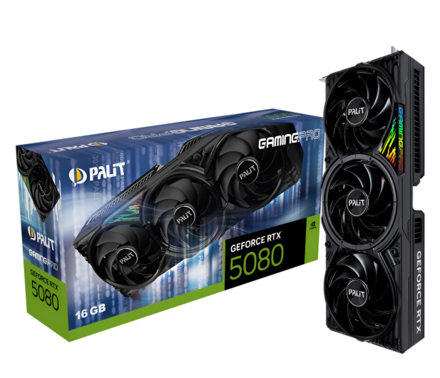 PALIT GeForce RTX 5080 GamingPro 16GB GDDR7 DLSS4 - 1311236 - zdjęcie
